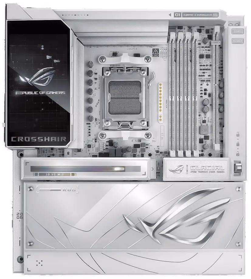 Informático Retiro - Montaje Placa Base ASUS ROG CROSSHAIR X870E GLACIAL Retiro